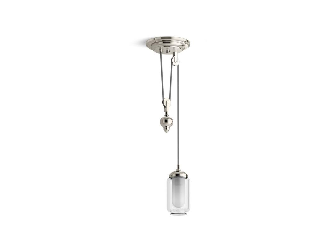 Artifacts 4'' adjustable pendant by Kohler