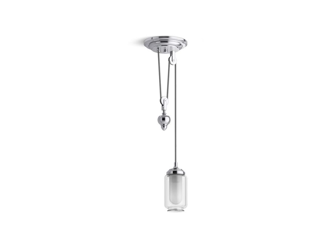 Artifacts 4'' adjustable pendant by Kohler