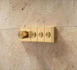 Anthem Three-outlet recessed mechanical thermostatic valve control - image 11