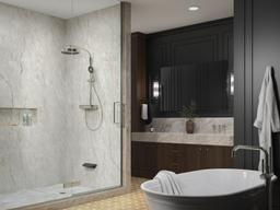 Anthem Two-way exposed thermostatic valve with shower column for rainhead and handshower - image 17