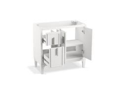 Southerk 36'' bathroom vanity cabinet with sink and quartz top - image 19