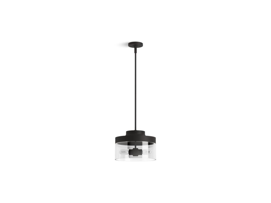 Kohler Purist 12-1/2'' Pendant - Matte Black by Kohler