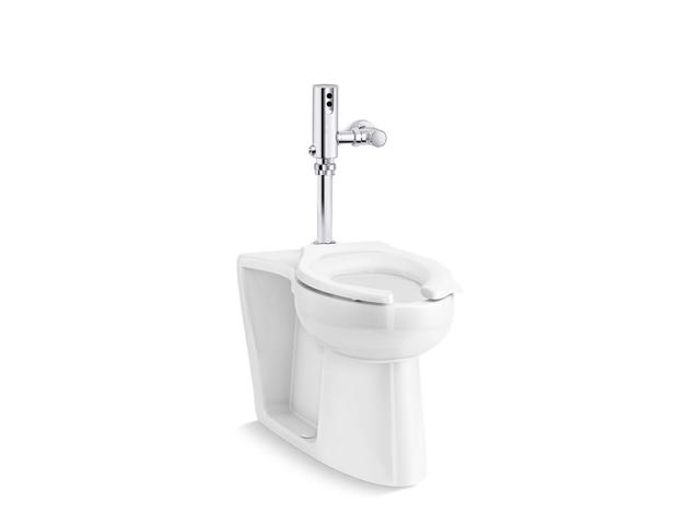 Kohler Modflex Adjust-a-bowl Antimicrobial Toilet with Mach Tripoint Touchless 1.28 Gpf...