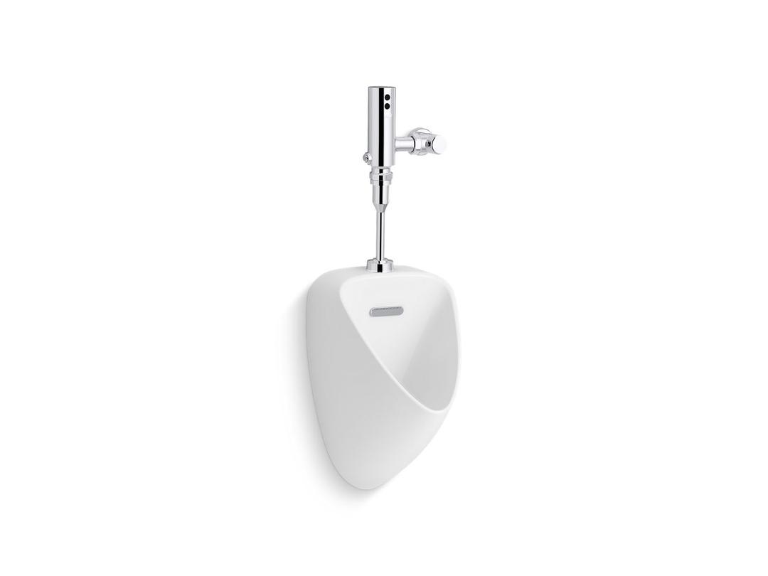 TendE Urinal with Mach Tripoint touchless 0.125 gpf HES-powered flushometer by Kohler