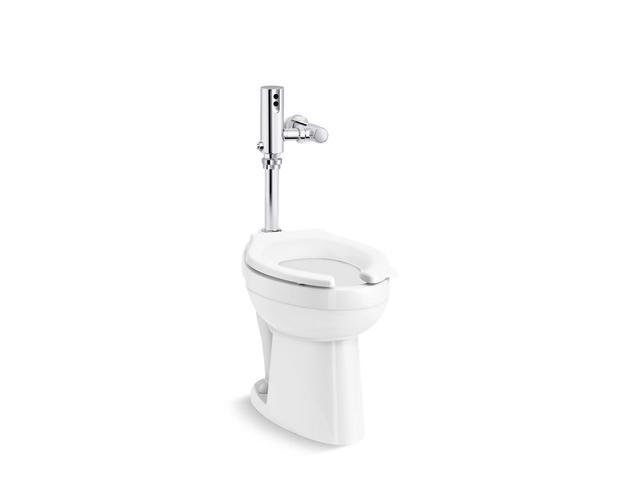 HighcliffE Ultra Antimicrobial toilet with Mach Tripoint touchless 1.28 gpf HES-powered flushometer - Not Applicable