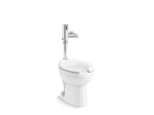Kohler Wellcomme Ultra Commercial Antimicrobial Toilet | 1.0 GPF | Touchless | Elongated Bowl - Not Applicable
