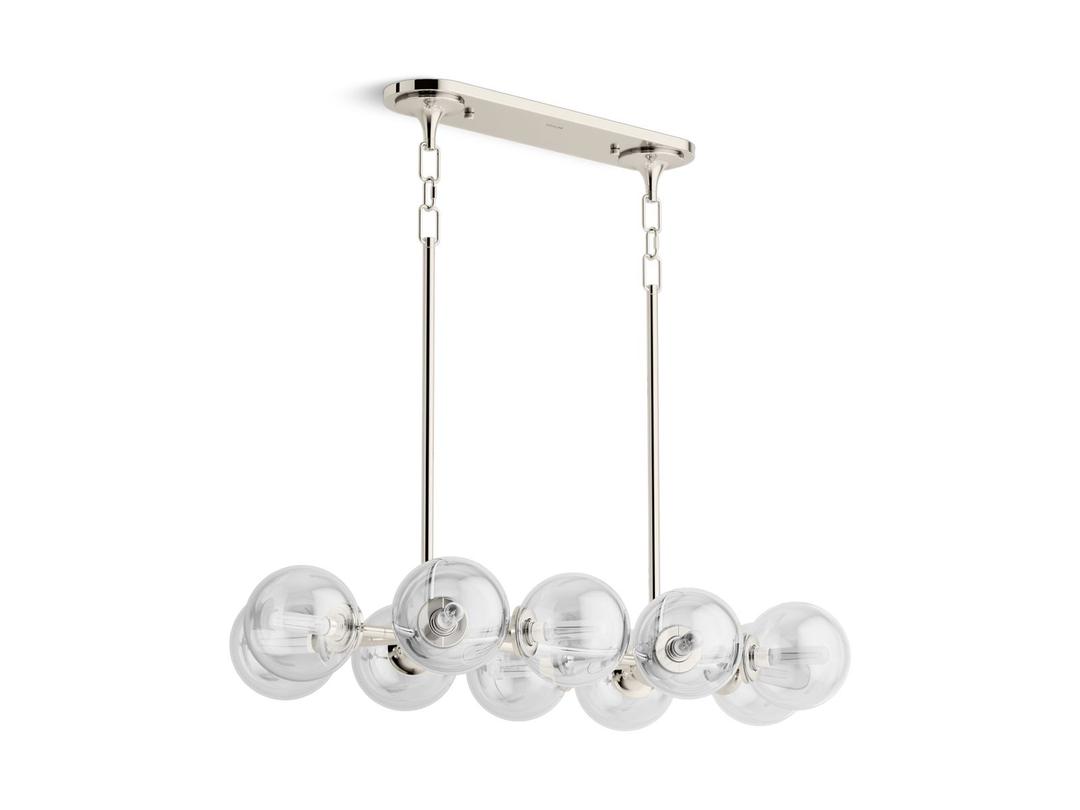 BelleraE 38'' linear chandelier by Kohler