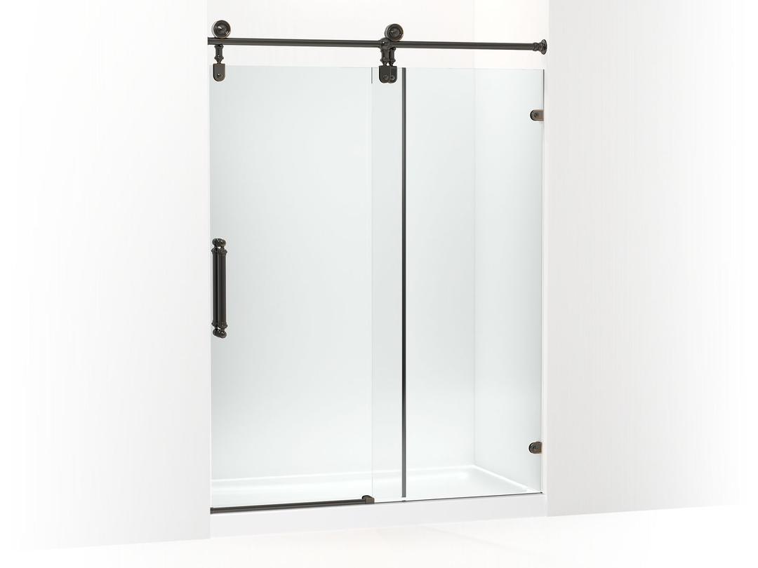 80-7/8'' H sliding shower door with 3/8''-thick glass by Kohler