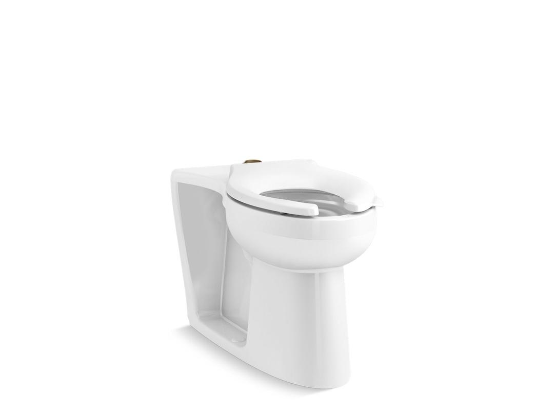 Kohler Modflex Adjust-a-bowl Flushometer Bowl with Top Spud - White by Kohler