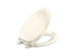 French Curve Ready Latch Quiet-Close Elongated Toilet Seat - Almond - image 1