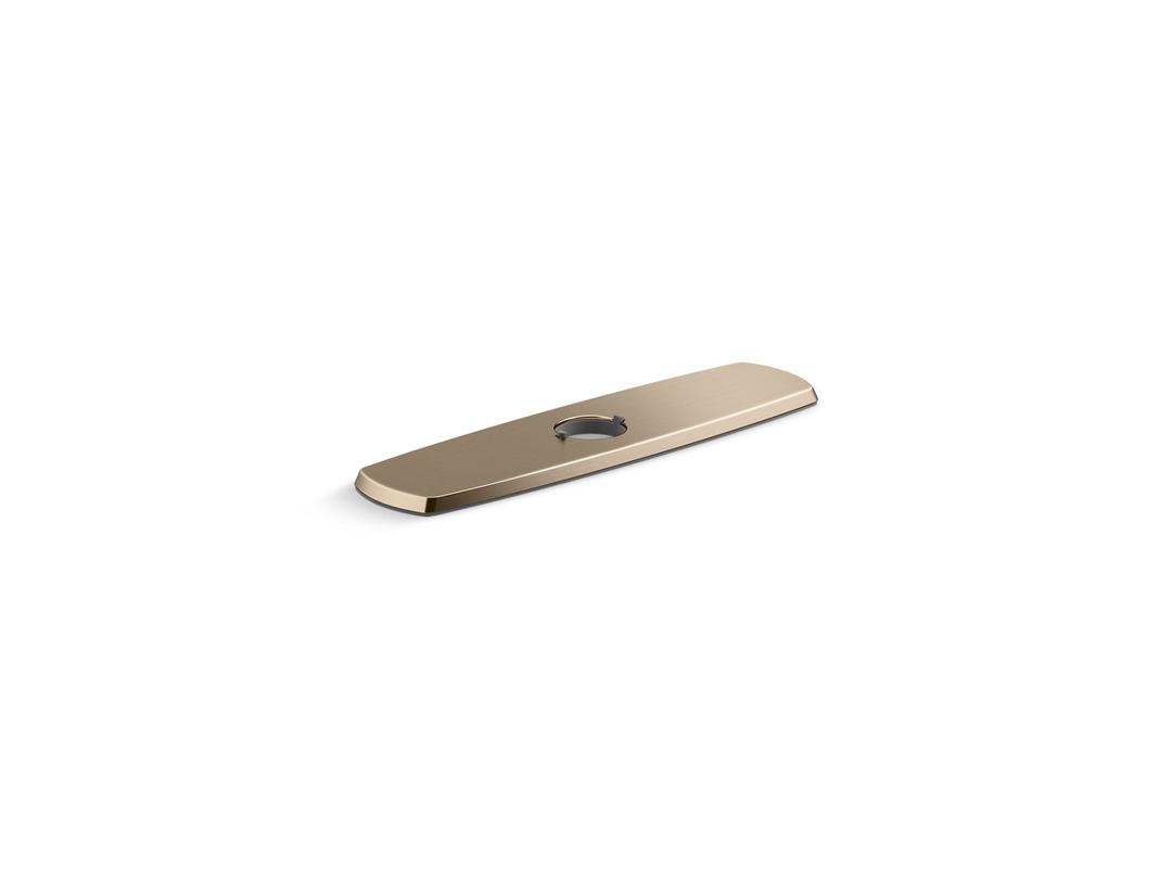 Graze Three-hole kitchen faucet escutcheon by Kohler