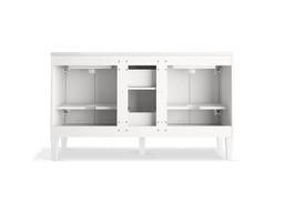 Southerk 60'' bathroom vanity cabinet with sinks and quartz top - image 27