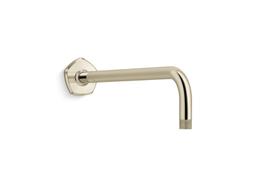 Kohler Occasion Wall-mount Rainhead Arm and Flange - Vibrant French Gold - image 1