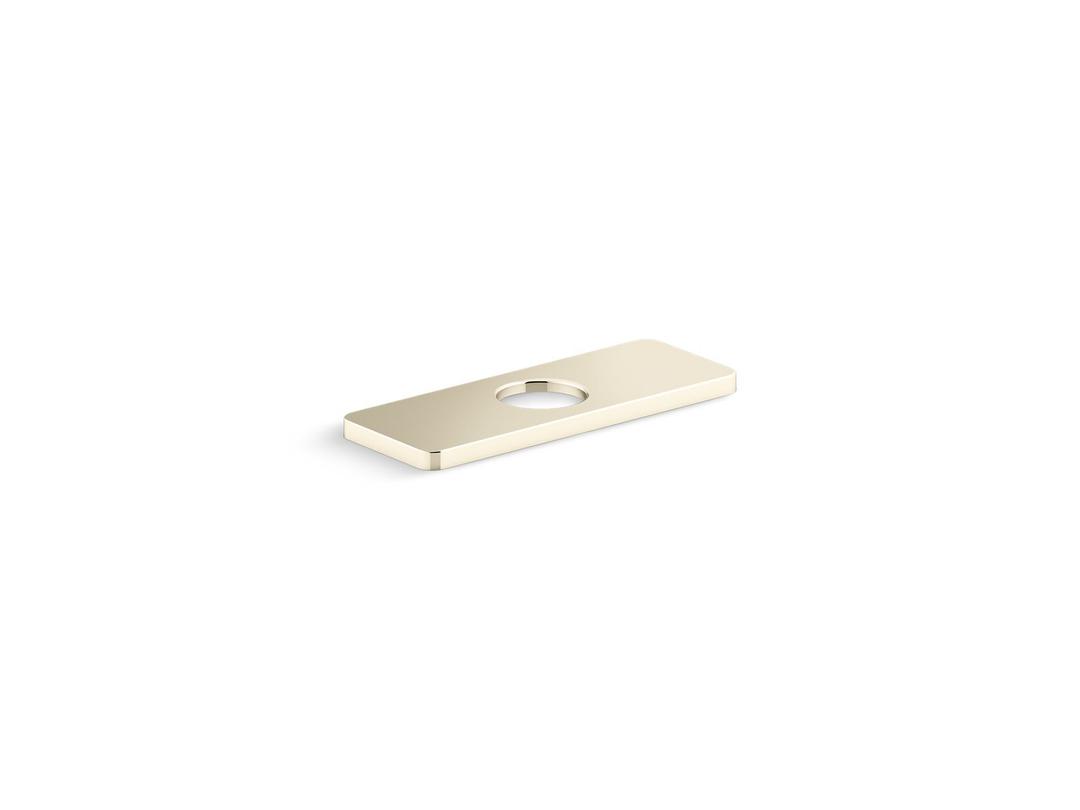 Kohler Parallel Escutcheon Plate - Vibrant French Gold by Kohler
