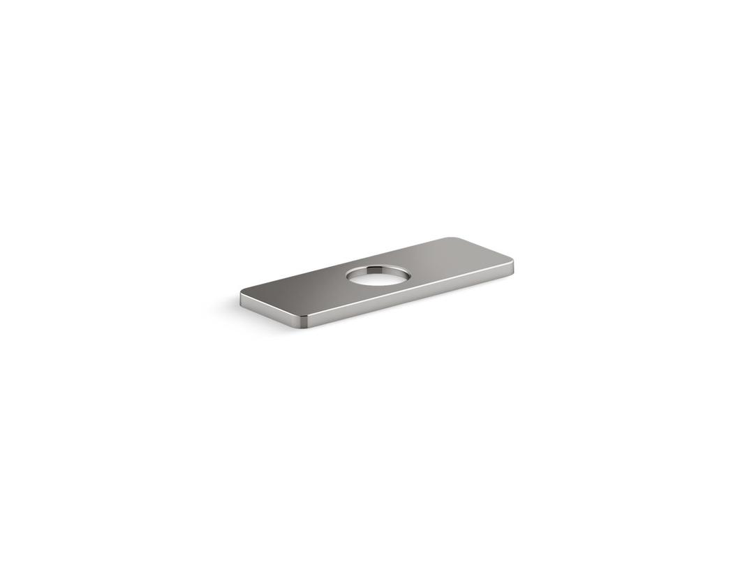 Kohler Parallel Escutcheon Plate - Vibrant Titanium by Kohler