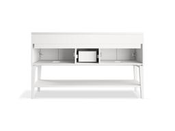 Winnow 60'' bathroom vanity cabinet with sinks and quartz top - image 31