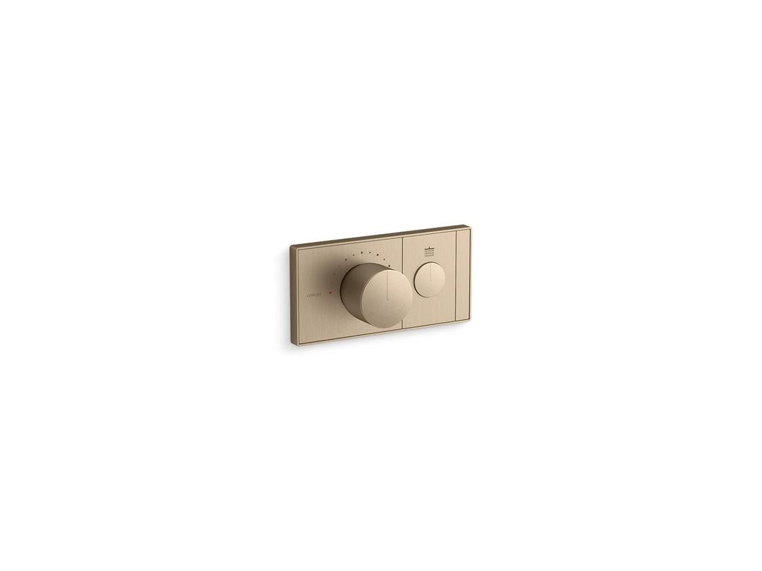 Anthem One-outlet recessed mechanical thermostatic valve control by Kohler