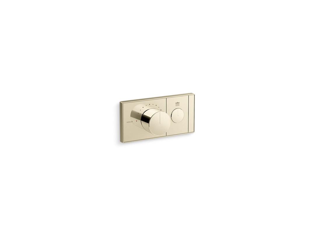 Anthem One-outlet recessed mechanical thermostatic valve control by Kohler