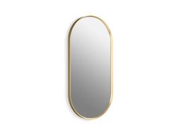 Essential 18'' x 36'' capsule framed mirror - Brushed Nickel - image 3