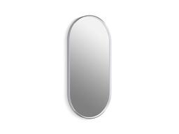 Essential 18'' x 36'' capsule framed mirror - Brushed Nickel - image 2