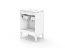 Seer 24'' bathroom vanity cabinet with sink and quartz top - image 23