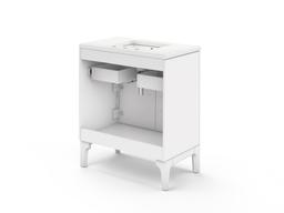 Seer 30'' bathroom vanity cabinet with sink and quartz top - image 25