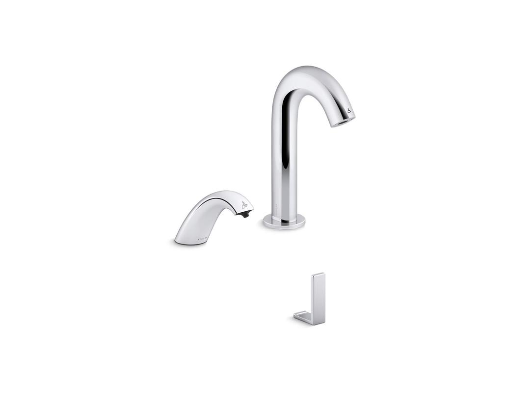 Kohler Obloe Curve Touchless Lavatory Faucet and Soap Dispenser with Kinesis Sensor Technology,... by Kohler