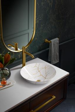 Aureus 16-3/4'' round vessel bathroom sink, no overflow - image 4