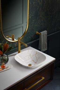 Aureus 16-3/4'' square vessel bathroom sink, no overflow - image 5