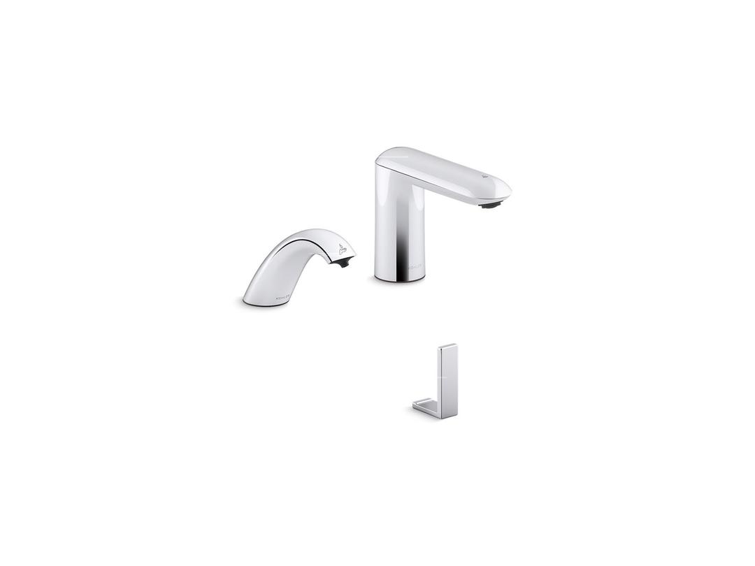 Kohler Kumin Curve Touchless Lavatory Faucet and Soap Dispenser with Kinesis Sensor Technology,... by Kohler
