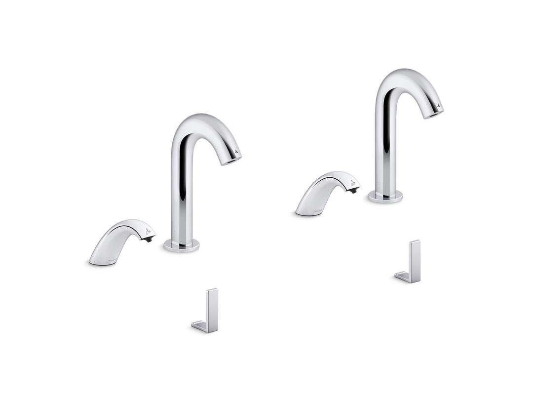 Kohler Obloe Curve Touchless Lavatory Faucets and Soap Dispensers with Kinesis Sensor Technology,... by Kohler
