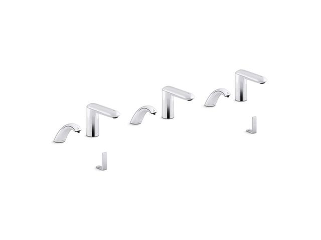 Touchless lavatory faucets and soap dispensers for ConstellationE lavatory system, 0.5 gpm