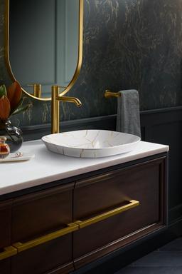 Aureus 16-3/4'' square vessel bathroom sink, no overflow - image 4