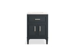 Southerk 24'' bathroom vanity cabinet with sink and quartz top - image 19