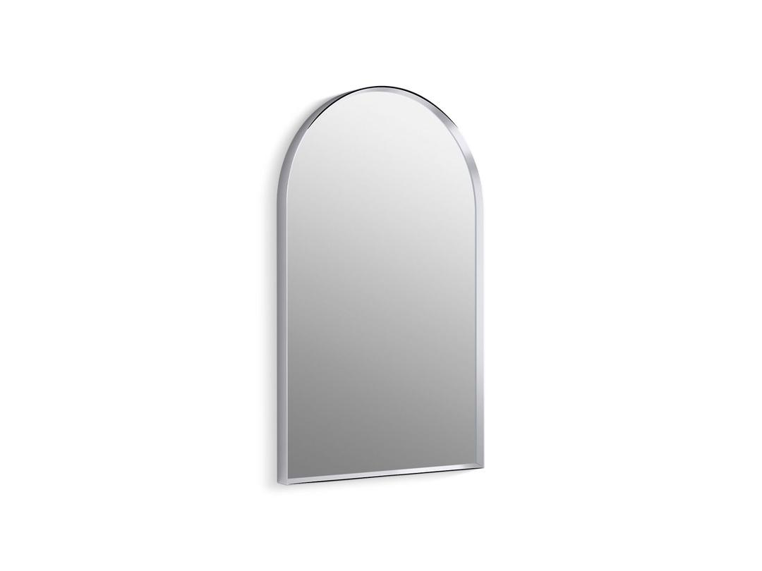 Essential 20'' x 32'' arched framed mirror - Polished Chrome by Kohler