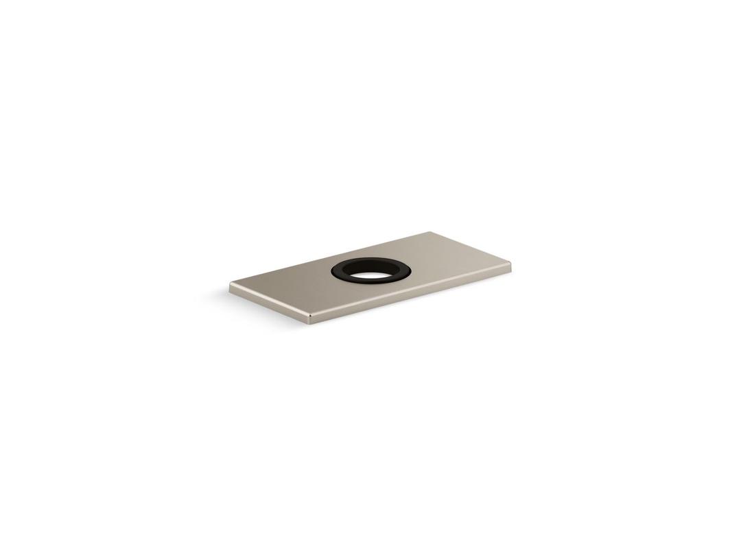 4'' escutcheon plate for InsightE and Kinesis faucet by Kohler