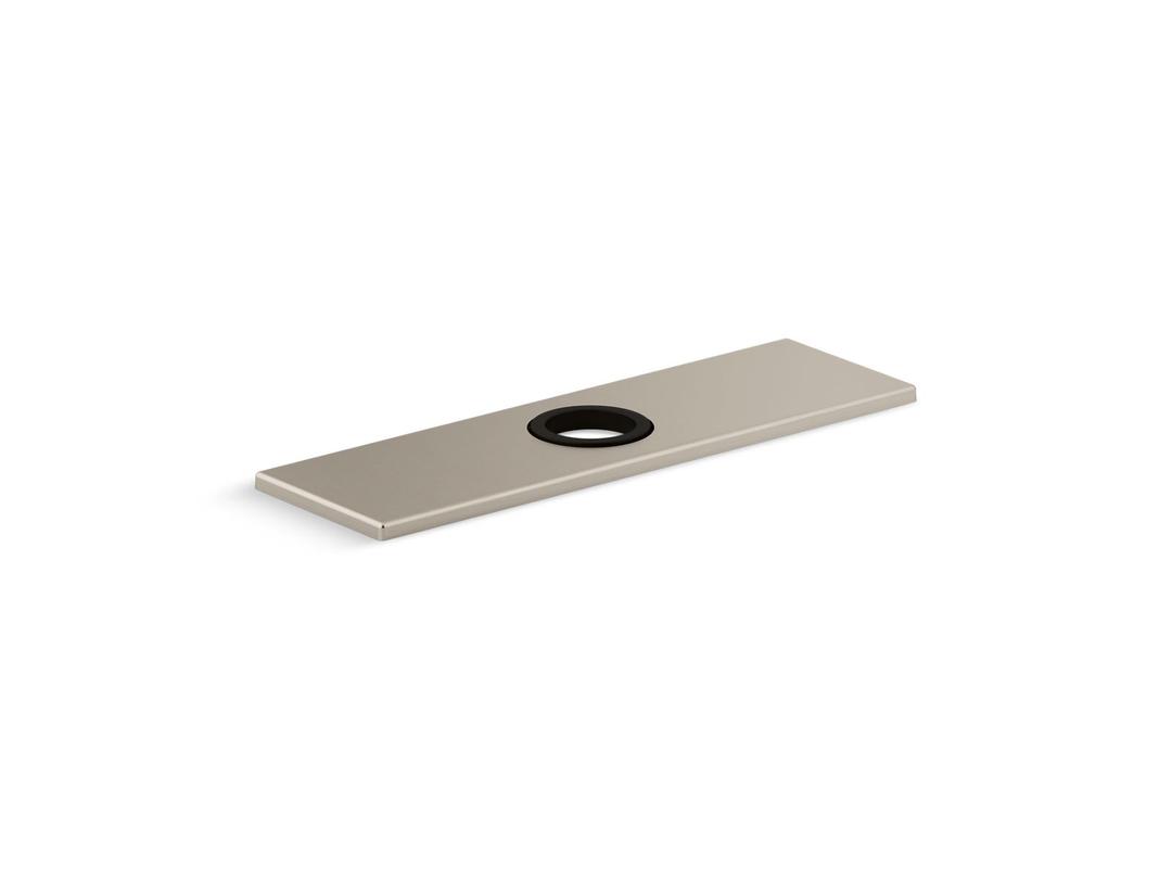 8'' escutcheon plate for InsightE and Kinesis faucet by Kohler
