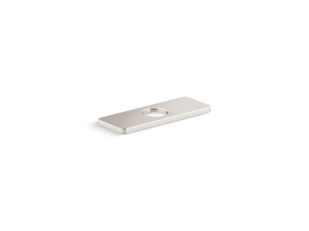 Kohler Parallel Escutcheon Plate - Vibrant Polished Nickel by Kohler