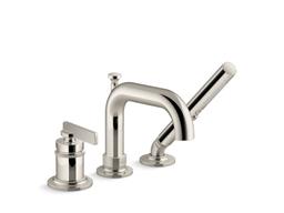 CastiaE by Studio McGee Deck-mount bath faucet with handshower - image 5
