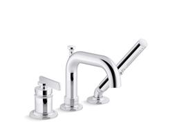 CastiaE by Studio McGee Deck-mount bath faucet with handshower - image 2