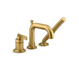 CastiaE by Studio McGee Deck-mount bath faucet with handshower - image 3