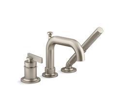 CastiaE by Studio McGee Deck-mount bath faucet with handshower - image 1