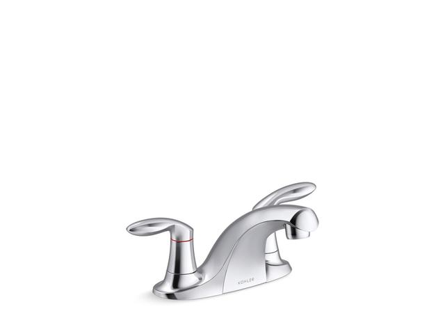 Coralais Two-handle centerset lavatory faucet, less drain, 0.35 gpm