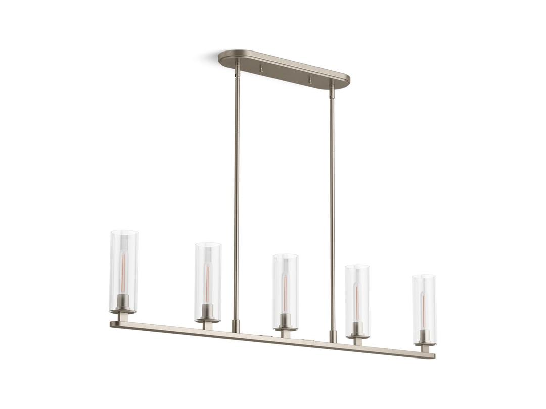 Crue 45'' linear chandelier by Kohler