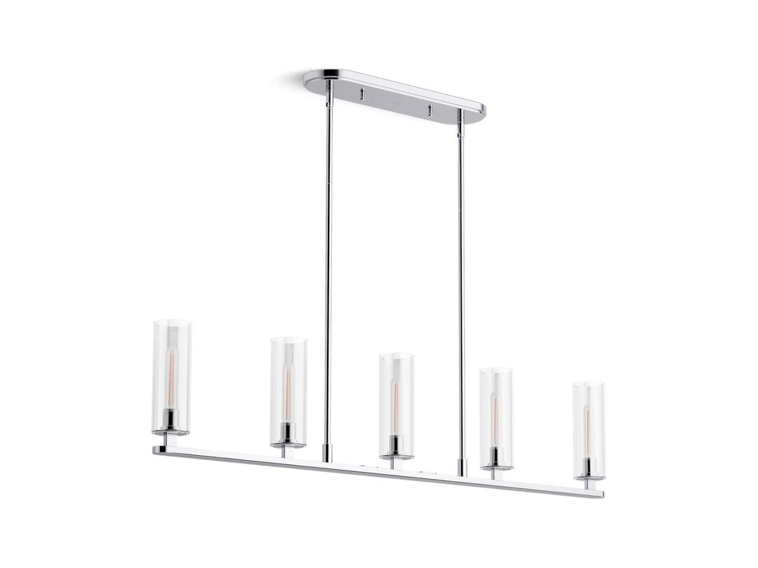 Crue 45'' linear chandelier by Kohler