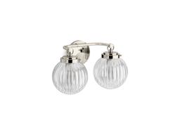 EmbraE by Studio McGee Two-light sconce - Polished Nickel - image 1