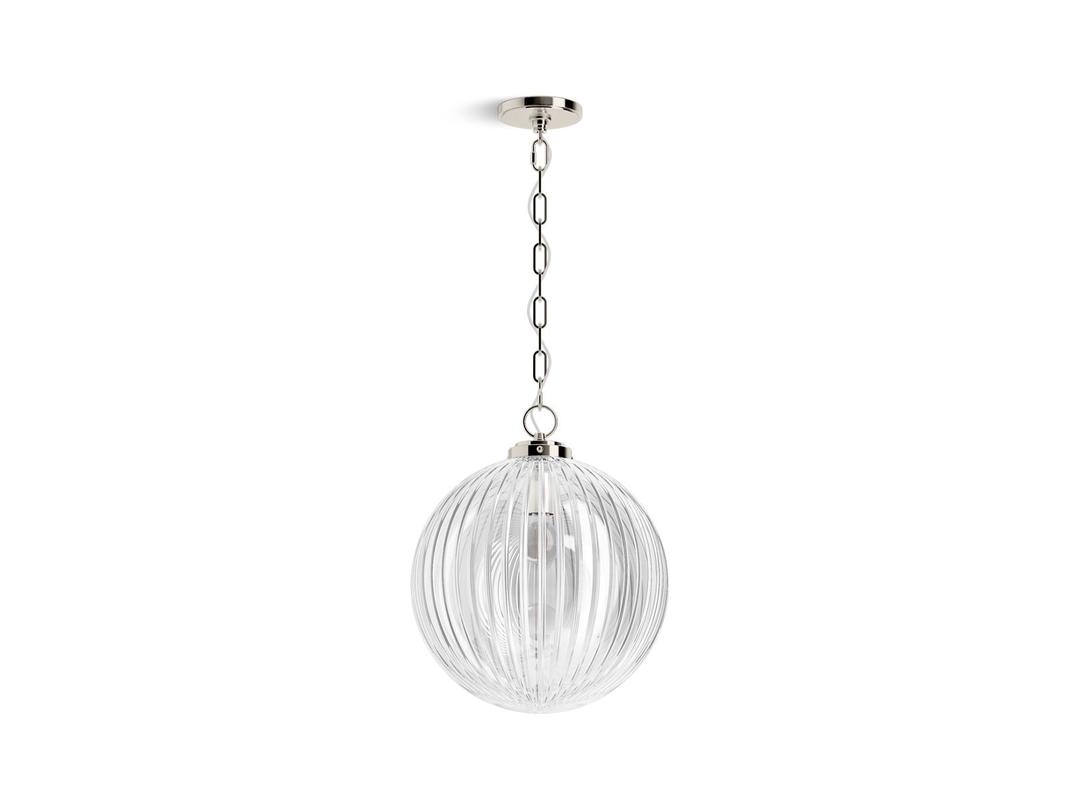 EmbraE by Studio McGee 14'' pendant - Polished Nickel by Kohler