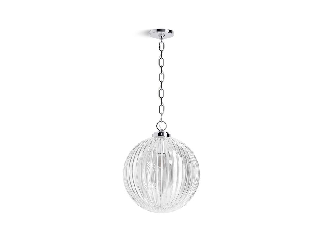 EmbraE by Studio McGee 14'' pendant - Polished Chrome by Kohler