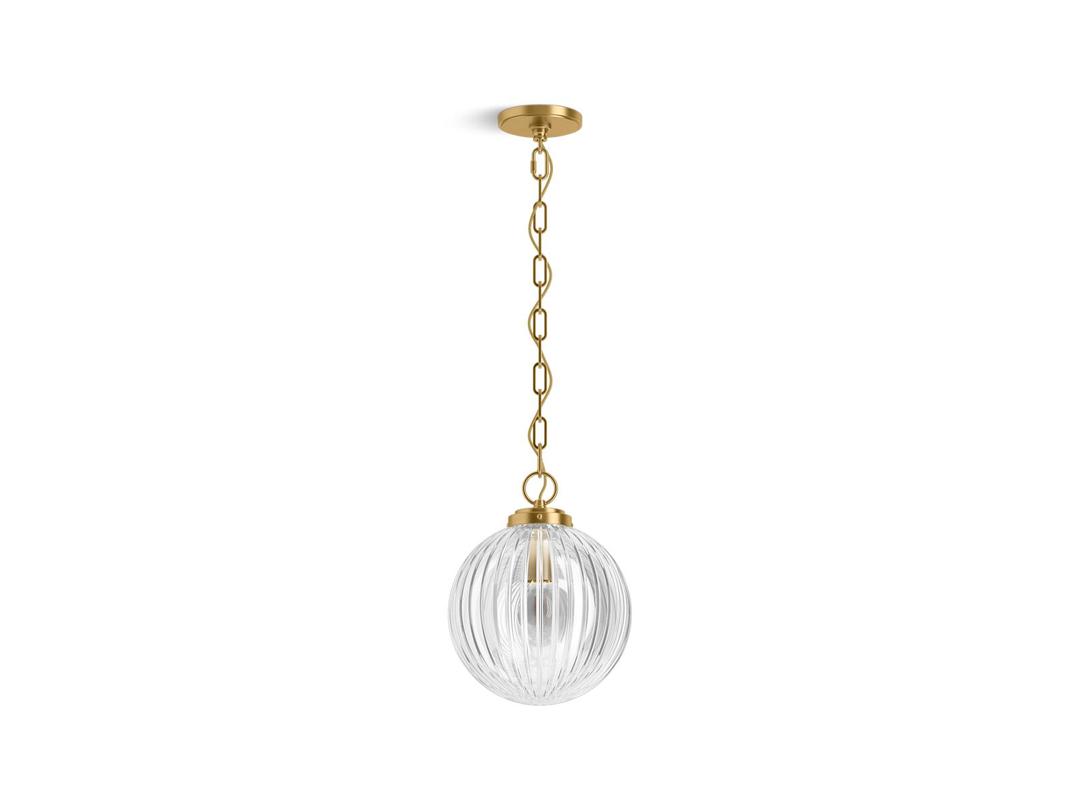 EmbraE by Studio McGee 10'' pendant - Brushed Moderne Brass by Kohler