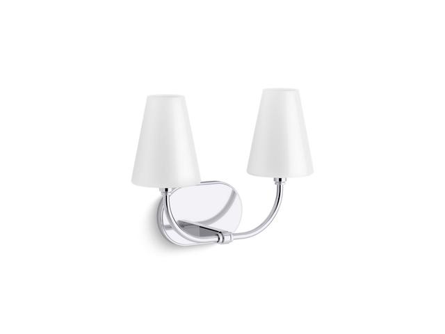 Kohler Kernene By Studio Mcgee Two-light Sconce - Brushed Nickel